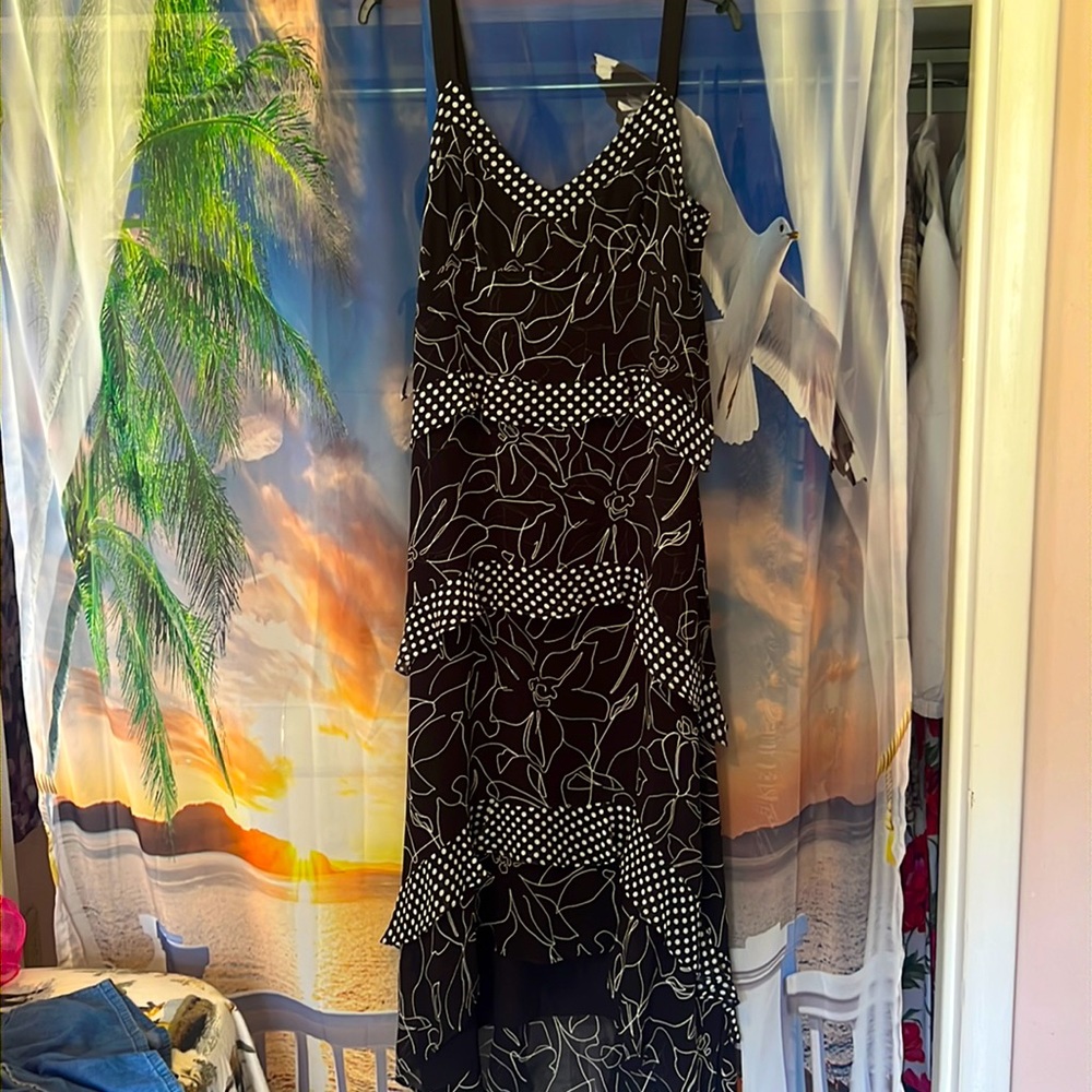 Beautiful layered black dress from Taylor